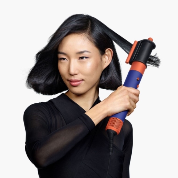 Стайлер Dyson AirWrap Complete Long HS08 (UK) Straight+Wavy, Vinca Blue/Topaz, синий/оранжевый