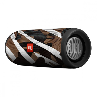Портативная колонка JBL Flip 5 Black Star, коричневый камуфляж