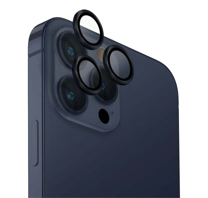 Стекло для iPhone 15 Pro UNIQ OPTIX Camera Lens protector Aluminium (IP6.1P(2023)-ALENSDBLU) Blue