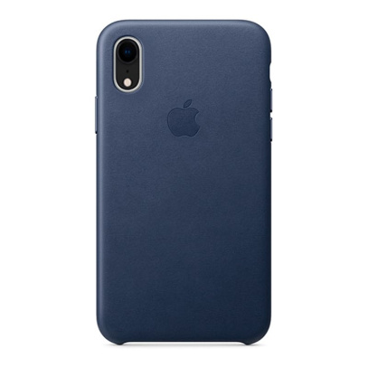 Чехол для Apple iPhone XR Leather Case Blue, синий