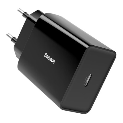 Сетевое зарядное устройство USB Type-C Baseus Speed Mini 18 Вт (CCFS-X01) Черный