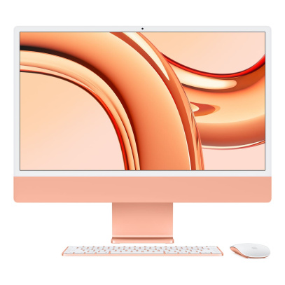 Apple iMac 24" (M3, 8C CPU, 10C GPU, 2023) Retina 4,5K, 8Gb, 512Gb SSD (MQRW3) Оранжевый