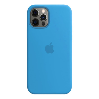 Чехол Silicone Case для Apple iPhone 12 Pro Max Blue, синий