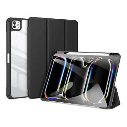 Чехол книжка для iPad Pro 13" M4/M5 Dux Ducis Toby Series Black, чёрный