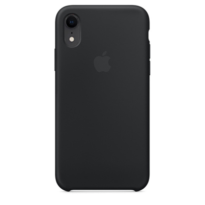 Чехол Silicone Case для Apple iPhone XR Black, черный