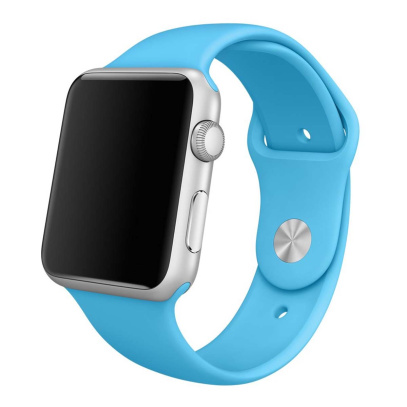 Силиконовый ремешок для Apple Watch 42/49 мм Silicone Case Синий