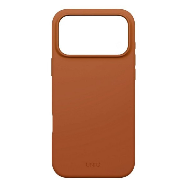 Чехол для iPhone 17 Pro с MagSafe UNIQ LINO (IP6.3P(2025)-LINOMSORG) Sunset Orange, оранжевый