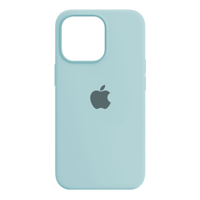 Чехол Silicone Case для Apple iPhone 13 Pro Бледно-голубой