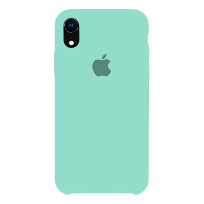 Чехол Silicone Case для Apple iPhone XR Mint, мятный