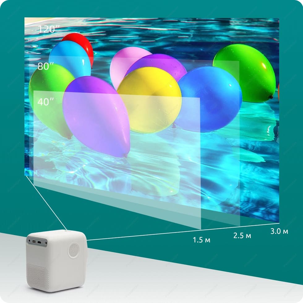 Портативный проектор Wanbo T2 Max Smart Projector (EU)