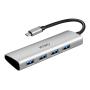 Хаб WiWU Alpha Type-C 4*USB3.0 (A440) Серебристый Хаб WiWU Alpha Type-C 4*USB3.0 (A440) Серебристый
