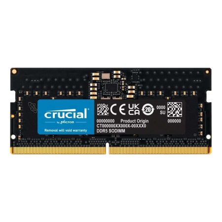 Оперативная память Crucial (CT8G56C46S5) DDR5 8GB 5200MHz CL42 SO DIMM 1x8GB