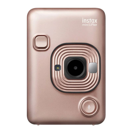 Фотоаппарат моментальной печати Fujifilm Instax Mini LiPlay Blush Gold, золотой Фотоаппарат моментальной печати Fujifilm Instax Mini LiPlay Blush Gold, золотой