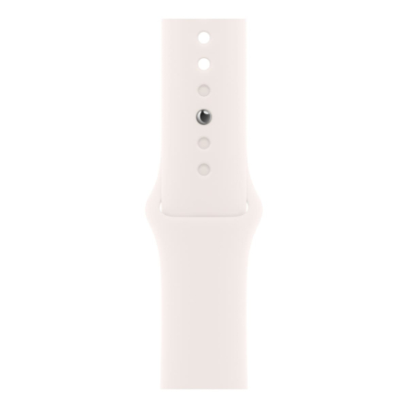 Apple Watch Series 10, 42 мм корпус из алюминия цвета «Rose Gold», ремешок Sport Band размера S/M цвета «Light Blush» Apple Watch Series 10, 42 мм корпус из алюминия цвета «Rose Gold», ремешок Sport Band размера S/M цвета «Light Blush»