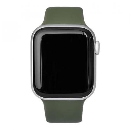 Силиконовый ремешок для Apple Watch 42/44/45 мм Темно-зеленый Силиконовый ремешок для Apple Watch 42/44/45 мм Темно-зеленый