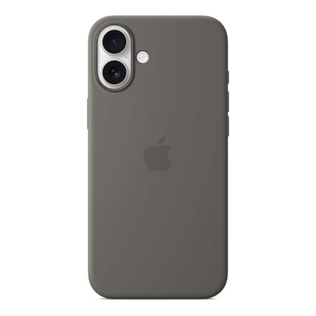 Чехол Silicone Case для Apple iPhone Plus 16 с MagSafe Серый