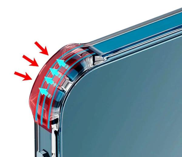 Противоударный чехол для Apple iPhone 15 с защитой камер Прозрачный