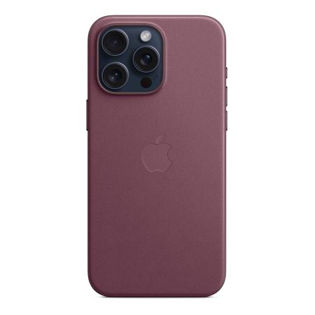 Чехол FineWoven Case для Apple iPhone 15 Pro Max с MagSafe Mulberry, фиолетовый Чехол FineWoven Case для Apple iPhone 15 Pro Max с MagSafe Mulberry, фиолетовый