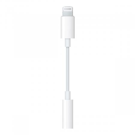 Переходник Apple Lightning - mini jack 3.5 Белый Переходник Apple Lightning - mini jack 3.5 Белый