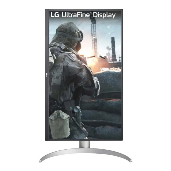 Монитор 27" LG UltraFine 27UP650K-W (27UP650K-W.ARUZ) 3840x2160, 60Гц, IPS Чёрный