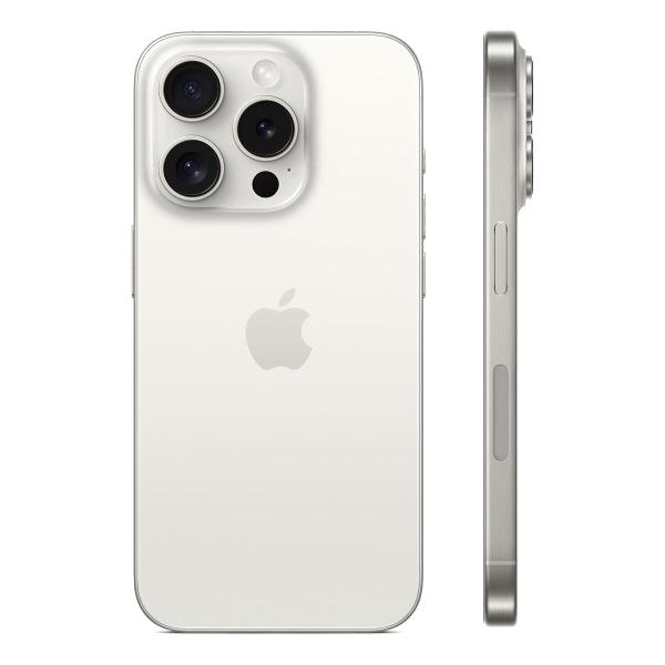 Apple iPhone 15 Pro 128Gb Dual SIM White Titanium, белый титан