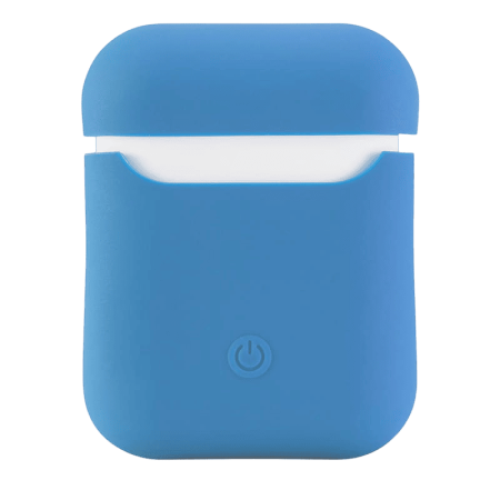 Чехол для Apple AirPods 1/2 Silicone Case Coastal blue, прибрежный синий Чехол для Apple AirPods 1/2 Silicone Case Coastal blue, прибрежный синий