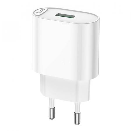 Сетевое зарядное устройство USB hoco. QC3.0 FAST 3A, 18 Вт (C109A) Белый