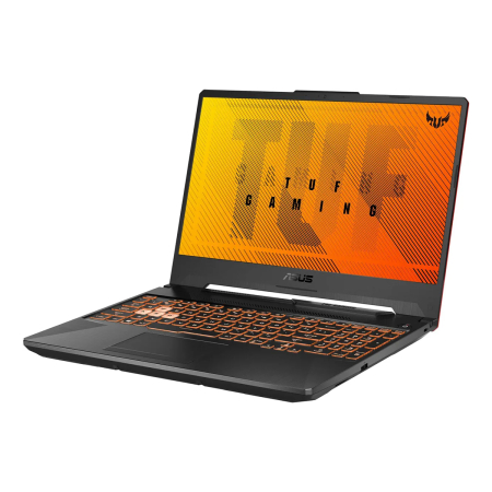 Ноутбук 15.6" ASUS TUF A15 FA506NCG-HN218 (90NR0JF7-M00JD0) AMD Ryzen 7 7445HS, 16Gb DDR5, SSD 512Gb, NVIDIA GeForce RTX 3050 4Gb, IPS, Full HD, Без ОС, Black, тёмно-серый