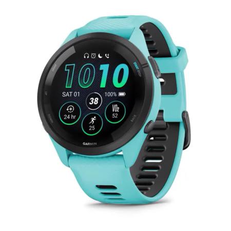 Часы Garmin FORERUNNER 265 Aqua, голубой Часы Garmin FORERUNNER 265 Aqua, голубой
