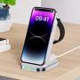 Беспроводное зарядное устройство AceFast Wireless Charger Desktop Holder 3в1 (E15) White, белый Беспроводное зарядное устройство AceFast Wireless Charger Desktop Holder 3в1 (E15) White, белый
