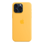 Чехол Silicone Case для Apple iPhone 15 Pro Max с MagSafe Yellow, Желтый Чехол Silicone Case для Apple iPhone 15 Pro Max с MagSafe Yellow, Желтый