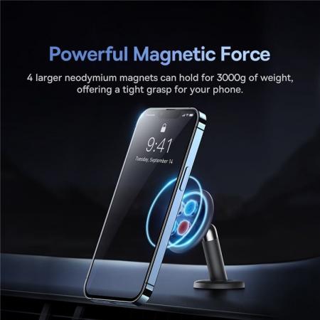 Магнитный держатель для телефона Baseus C01 (клеящийся) Air Outlet Version (BS-CM028 SUCC000002) Серый Магнитный держатель для телефона Baseus C01 (клеящийся) Air Outlet Version (BS-CM028 SUCC000002) Серый