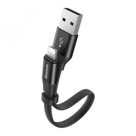 USB кабель Baseus Nimble iP Portable разъем Lightning, 23 см (CALMBJ-B01) Черный USB кабель Baseus Nimble iP Portable разъем Lightning, 23 см (CALMBJ-B01) Черный
