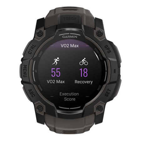 Часы Garmin INSTINCT 3 AMOLED 50мм Black, черный с угольно-черным ремешком Часы Garmin INSTINCT 3 AMOLED 50мм Black, черный с угольно-черным ремешком