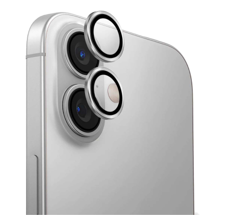 Защитное стекло для камеры iPhone 16/16 Plus UNIQ OPTIX Camera Lens AluGuard (IP6.1-6.7(2024)-ALENSSIL), Silver Защитное стекло для камеры iPhone 16/16 Plus UNIQ OPTIX Camera Lens AluGuard (IP6.1-6.7(2024)-ALENSSIL), Silver