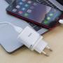 Сетевое зарядное устройство hoco. Smart QC3.0 Charger USB 18 Вт (C12Q) Белый