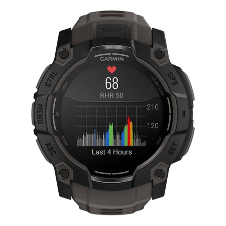Часы Garmin INSTINCT 3 AMOLED 50мм Black, черный с угольно-черным ремешком Часы Garmin INSTINCT 3 AMOLED 50мм Black, черный с угольно-черным ремешком