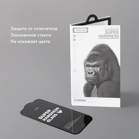 Защитное стекло для iPhone 16 Pro Max / 17 Pro Max Supglass SG-02 Transparent Glass All Clear, прозрачный Защитное стекло для iPhone 16 Pro Max / 17 Pro Max Supglass SG-02 Transparent Glass All Clear, прозрачный