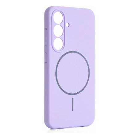 Чехол для Samsung Galaxy S25 Silicone Case c MagSafe Фиолетовый Чехол для Samsung Galaxy S25 Silicone Case c MagSafe Фиолетовый