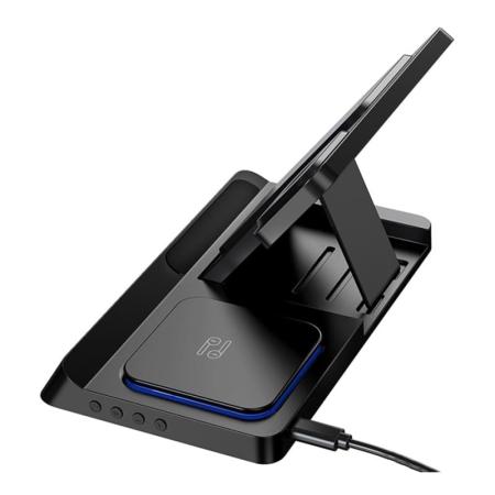 Беспроводное зарядное устройство WiWU Power Air 5в1 Wireless Charger (Wi-W006) Black, черный Беспроводное зарядное устройство WiWU Power Air 5в1 Wireless Charger (Wi-W006) Black, черный