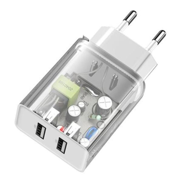 Сетевое зарядное устройство Baseus Speed Mini Dual USB Charger 10,5 Вт TC-012 (CCFS-R02) Белый