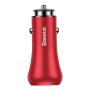 Автомобильное зарядное устройство Baseus 2 USB Quick Charge 18W Gentry Series Красный Автомобильное зарядное устройство Baseus 2 USB Quick Charge 18W Gentry Series Красный