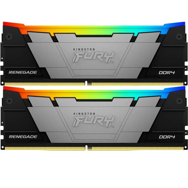 Оперативная память Kingston Fury Renegade RGB KF432C16RB2AK2/64 DDR4 64GB 3200MHz CL16 DIMM 2x32 RGB