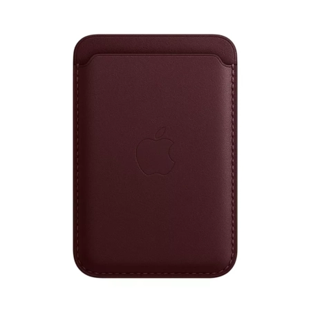 Чехол-бумажник Apple MagSafe для iPhone Бордовый Чехол-бумажник Apple MagSafe для iPhone Бордовый