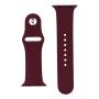 Силиконовый ремешок для Apple Watch 42/44/45 мм Marsala