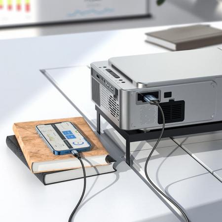 Кабель hoco. Lightning на HDMI, 2 м (UA15) Черный Кабель hoco. Lightning на HDMI, 2 м (UA15) Черный