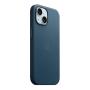 Чехол FineWoven Case для Apple iPhone 15 с MagSafe Pacific Blue, синий Чехол FineWoven Case для Apple iPhone 15 с MagSafe Pacific Blue, синий