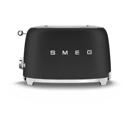 Тостер на 2 ломтика SMEG 50s style (TSF01BLMEU) Черный матовый Тостер на 2 ломтика SMEG 50s style (TSF01BLMEU) Черный матовый