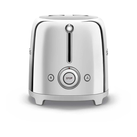 Тостер на 2 ломтика SMEG 50s style (TSF01SSEU) Хром Тостер на 2 ломтика SMEG 50s style (TSF01SSEU) Хром