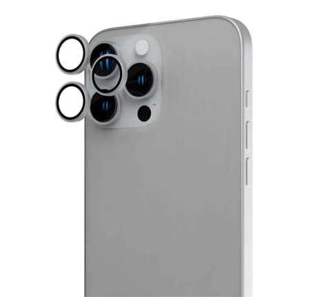 Защитное стекло для камеры iPhone 16 Pro/16 Pro Max SUPGLASS Anti Glare Camera lens glass (XC-31) Silver Защитное стекло для камеры iPhone 16 Pro/16 Pro Max SUPGLASS Anti Glare Camera lens glass (XC-31) Silver